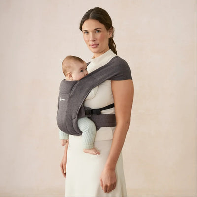 Canguru Ergobaby Embrace Cozy Heather Grey - Suporte Ergonômico Patenteado